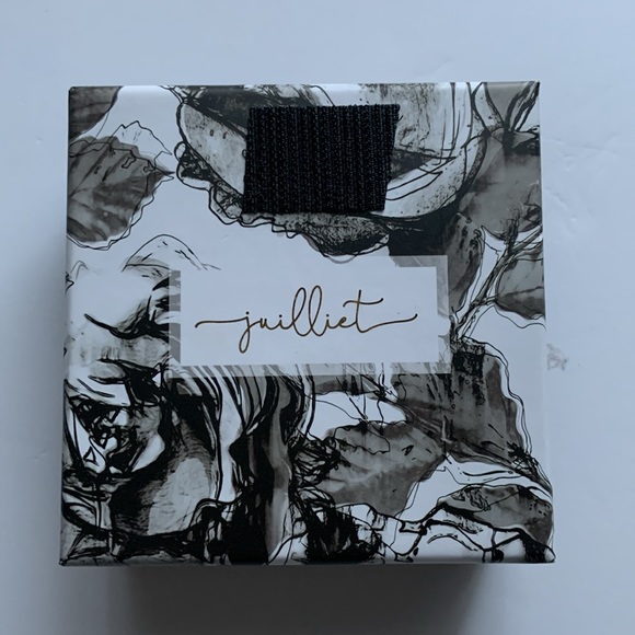 Juilliet "Love Reflects Love" Silver Plated Gold Tone Necklace and Earrings Set - Picture 10 of 11